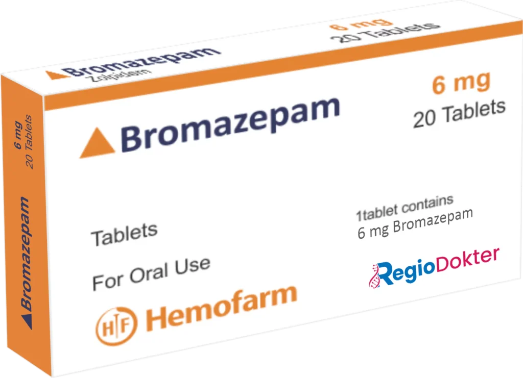 Bromazepam 6mg Regiodokter.com