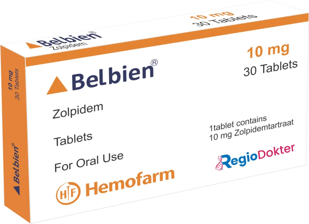 Zolpidem Belbien 10mg Regiodokter.com