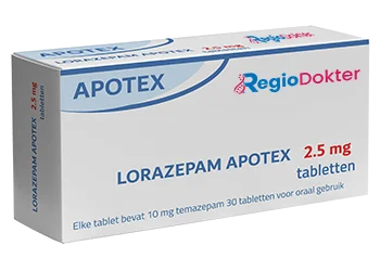 Lorazepam 2.5mg 30 Tabletten Regiodokter.com