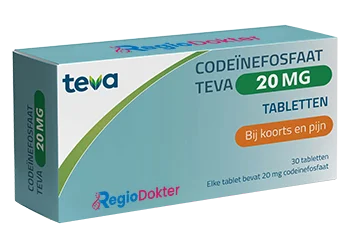 Codeïne 20 mg 30 Tabletten- Regiodokter.com